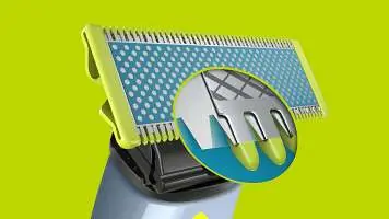 Close-up of the OneBlade head