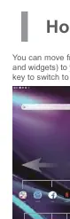 Home screen interface overview.