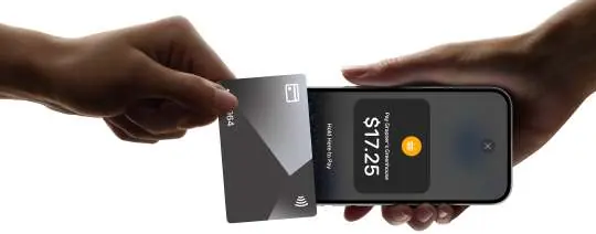 Positioning a physical card for payment