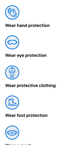 Personal Protective Equipment (PPE) requirements