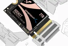Inserting the SSD into the M.2 slot