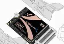 Securing the SSD with a screw