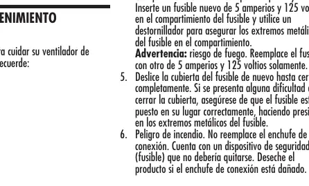 Figure 2: Fuse replacement procedure.