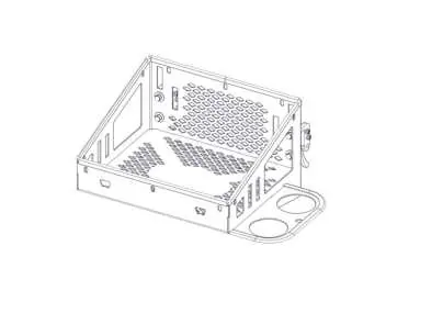 Installing cup holders on the beverage cooler holder