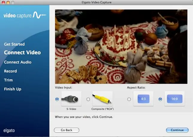 Video input selection