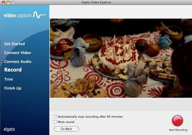 Recording screen