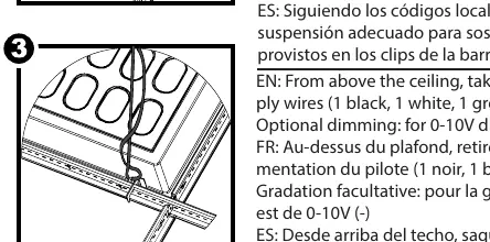 Step 3: Access junction box and identify wires.