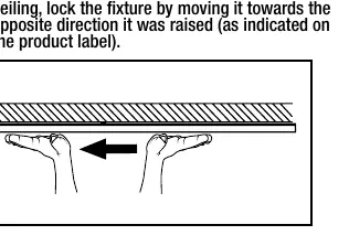 Securing the panel light.