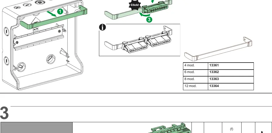 Terminal block installation