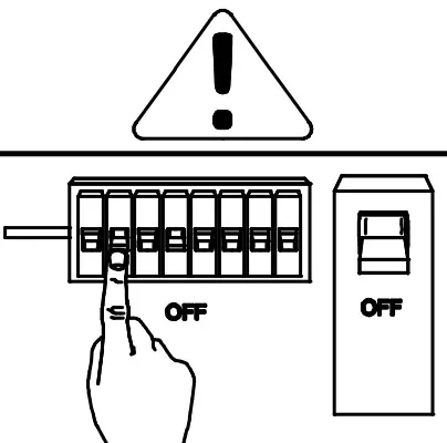 Switch off the power supply before installation.