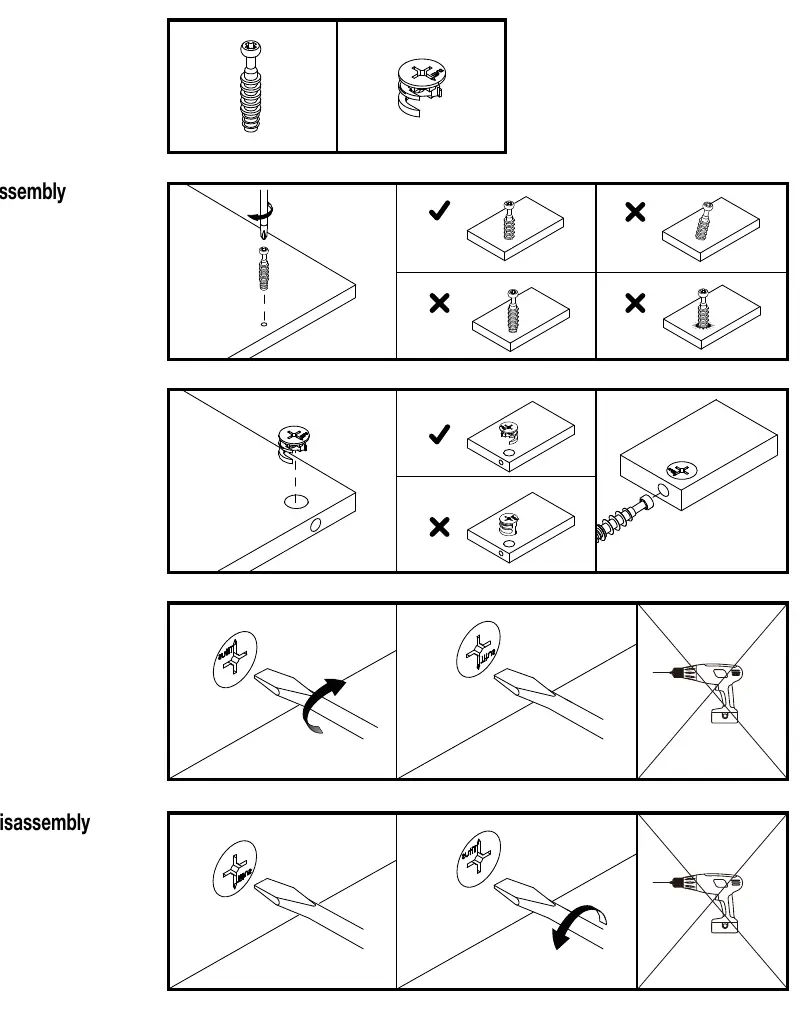 CAM Fastening system assembly instructions