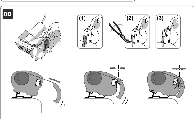 Microswitch adjustment