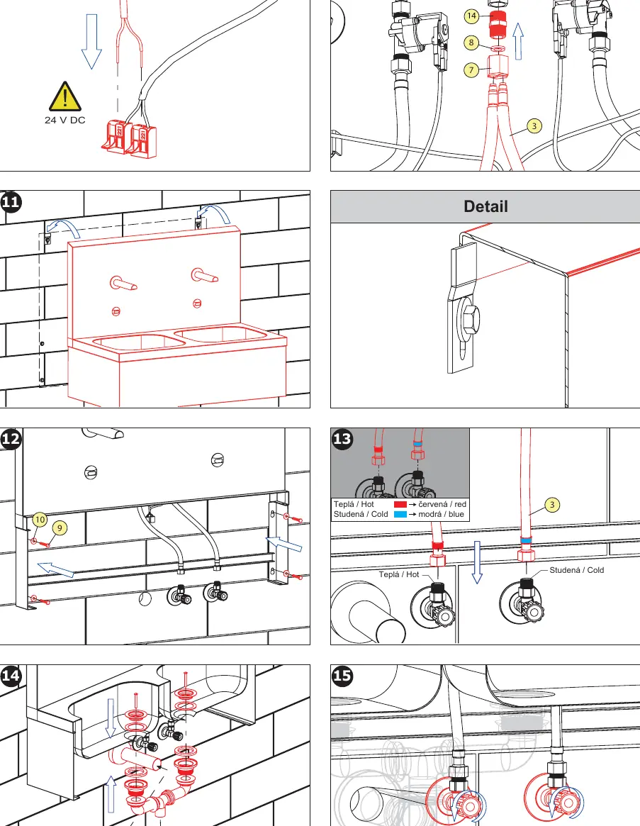 Installation steps 9-15