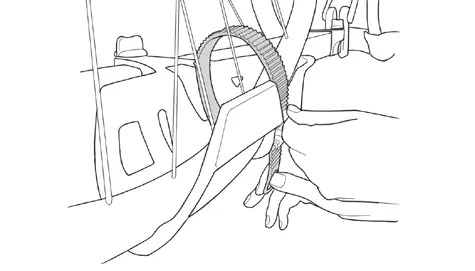 Securing wheels with straps