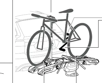 Securing the bike frame