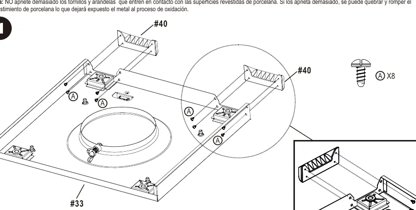 Assembly step 1.