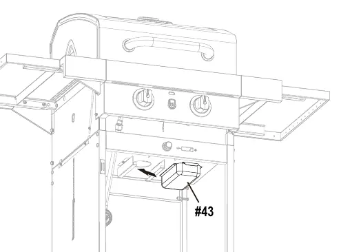 Grease tray installation