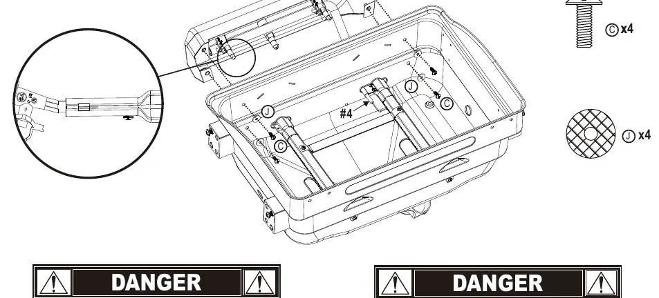 Correct burner-to-valve engagement.