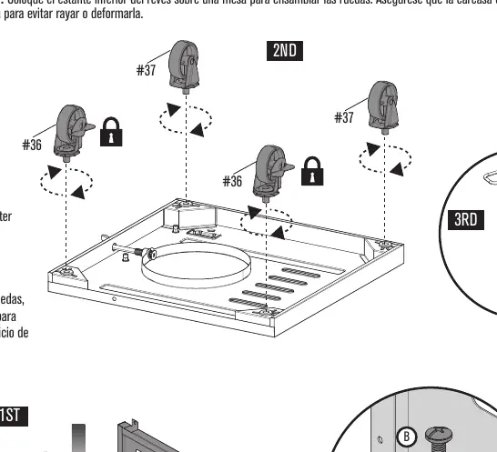 Caster assembly