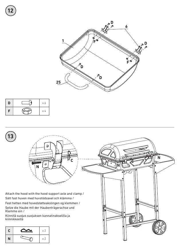 Hood attachment