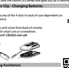 Visor clip and battery replacement