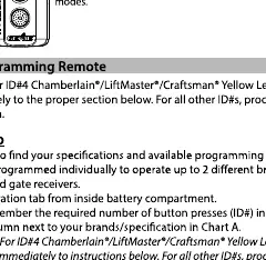 Remote activation tab