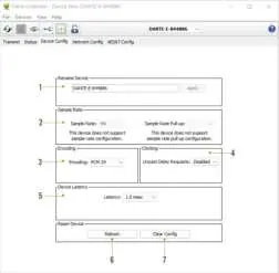 Device Config Tab