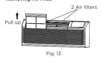 Removing air filters