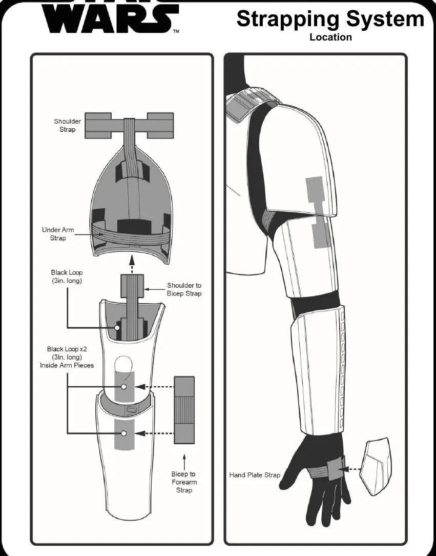 Arm assembly diagram