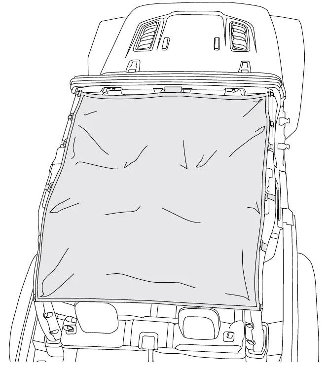 Eclipse Sun Shade components