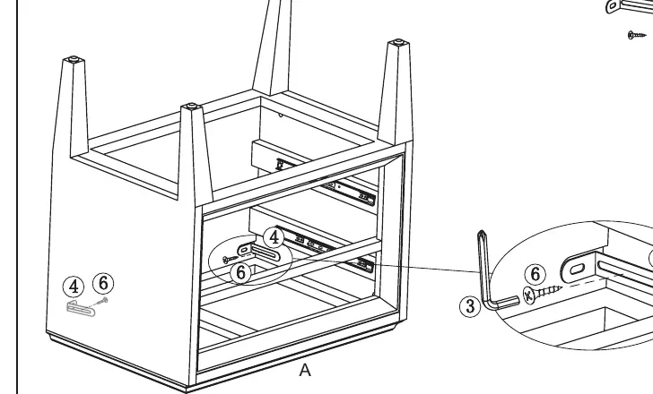 Step 3: Attaching anti-tip bracket