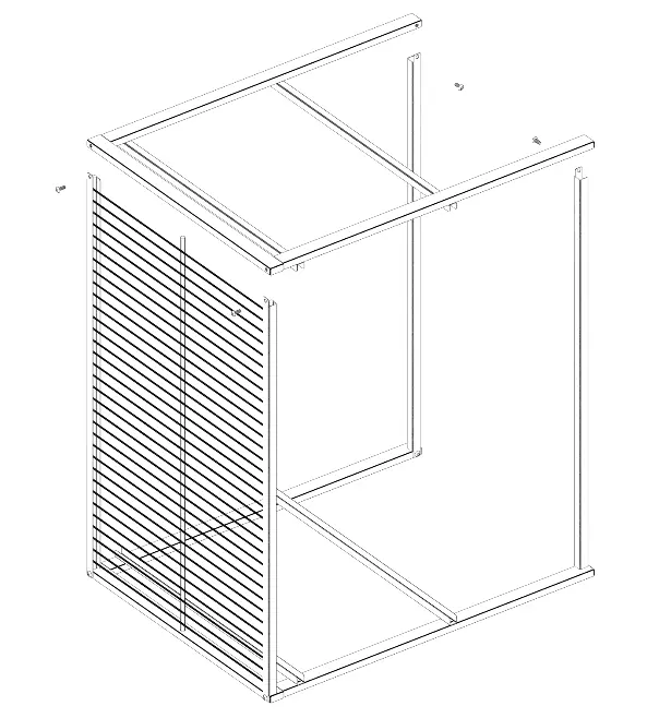 Step 2: Attaching the second side panel