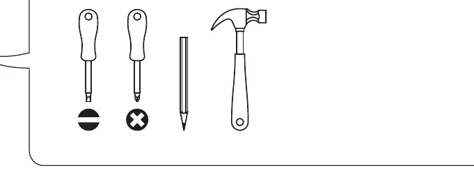 Required tools for assembly