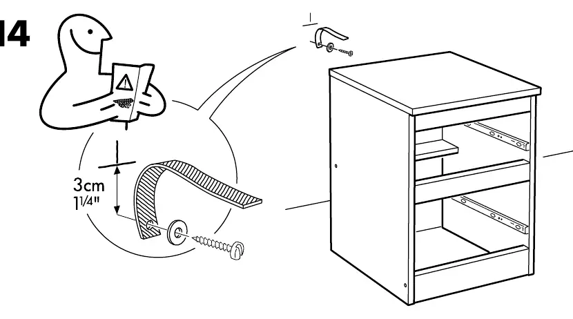 Wall anchoring procedure