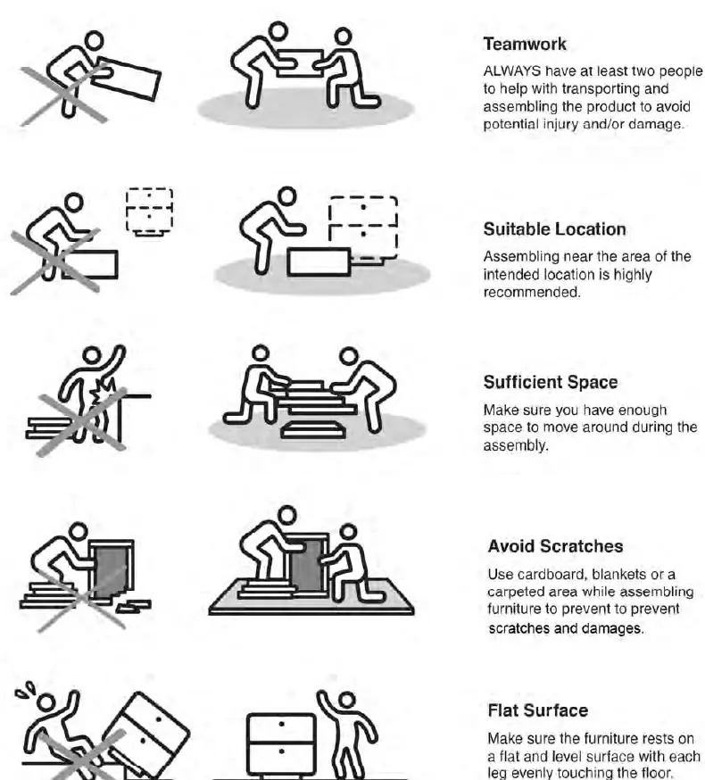 Pre-assembly tips