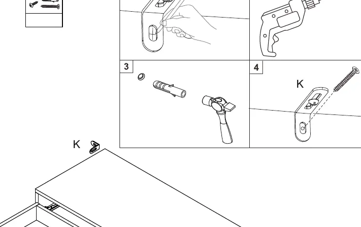Anti-tilt device installation