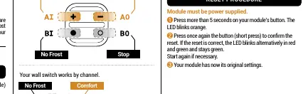 Pairing procedure steps