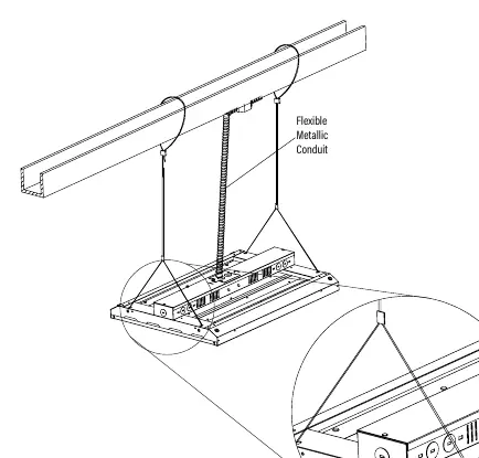 Cable mount installation diagram.