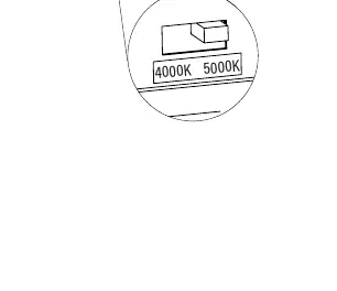 CCT adjustment switch location.
