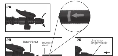 Extension Wand connection