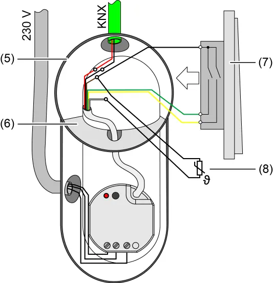 Mounting example
