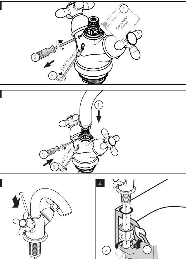Installation steps 1-4