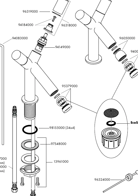 Spare parts diagram