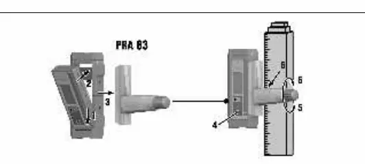 Receiver holder setup.