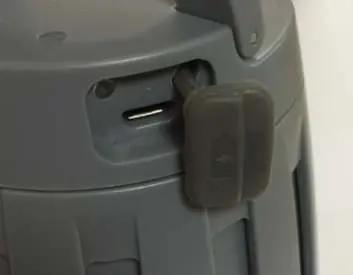 USB charging port detail