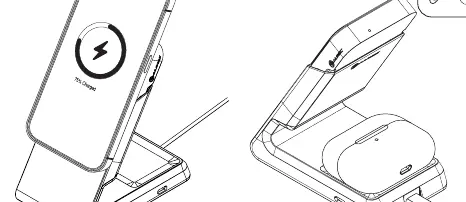 Placing the device on the charging dock