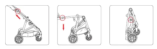 Folding the stroller