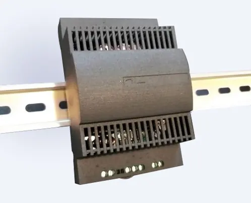 DIN rail mounting procedure