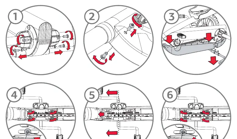 Chain tensioning procedure