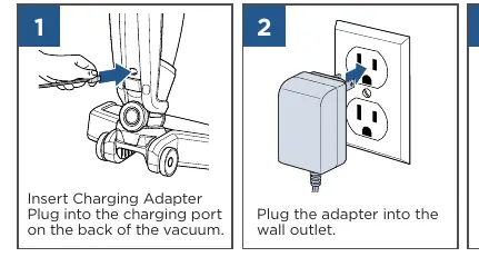 Charging steps